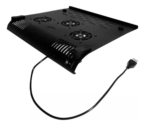 Base Enfriadora 3 Ventiladores Fan Cooler Laptop 15 Pulgadas