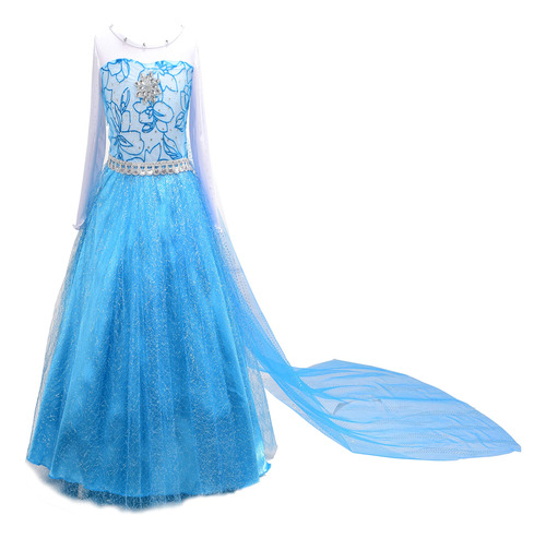 Vestido De Princesa De Hielo Para Nias Dressy Daisy, Disfr