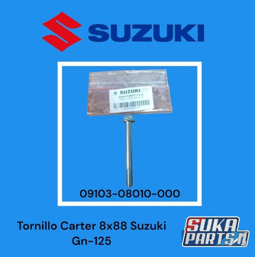 Tornillo Carter 8x88 Suzuki Gn-125