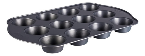 Molde De Acero Para 12 Muffins Ekco :o