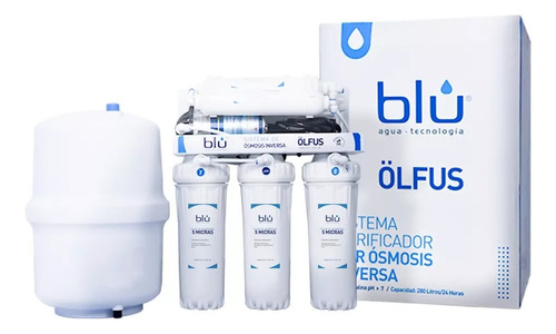 Filtro De Agua Por Ósmosis Inversa 6 Etapas 75 Gpd Marca Blu