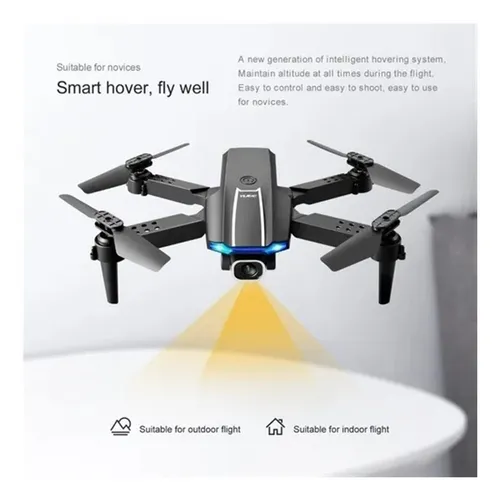 Drone Profissional Cámara Hd 4k + 2 Baterías+cámaras Dobles