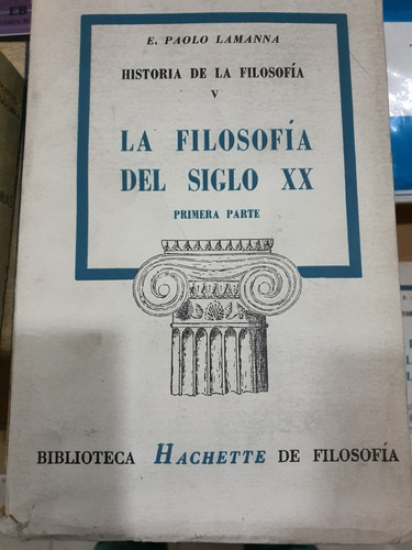 Libro:historia De La Filosofia V-e.paolo Lamanna