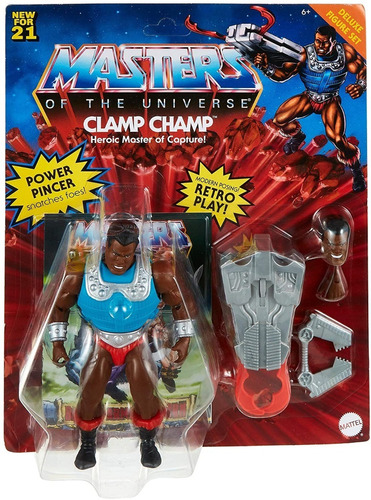 Mattel Masters Of The Universe Origins Clamp Champ Retr Play