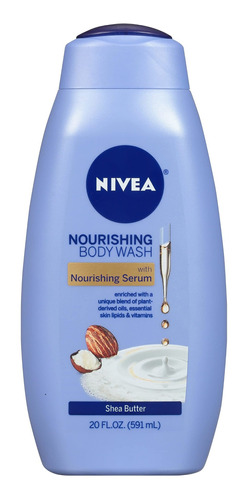 Nivea Jabón Corporal Nutritivo De Manteca De Karité, Gel Cor