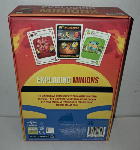 Exploding Minions Juego De Mesa (Usado)