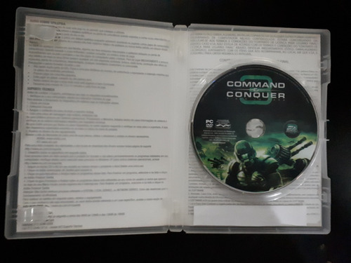 Jogo Command Conquer 3 Tiberium Wars - Pc - Mídia Física (Usado)