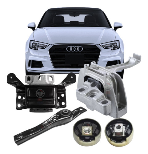 Kit Calço Coxim Motor Cambio Audi A3 1.4t 14 15 16 17 18 19