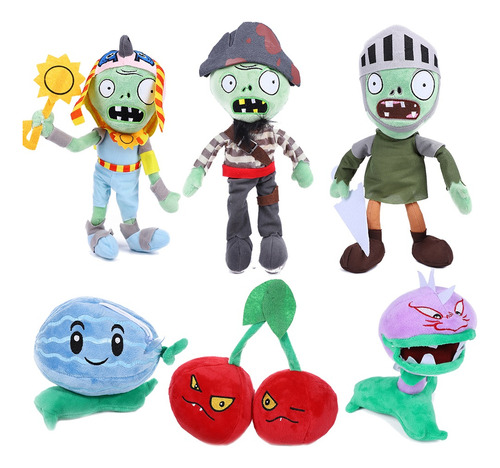 Muñecos De 6 Piezas Plants Vs. Zombies, Magos