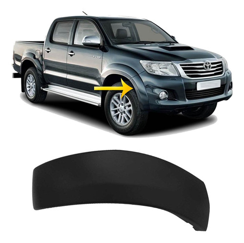 Alargador Moldura Parachoque Hilux 2012 2013 14/15 Direito