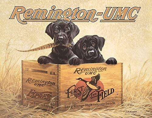 Cartel Metálico Vintage Remington - Hecho En Usa