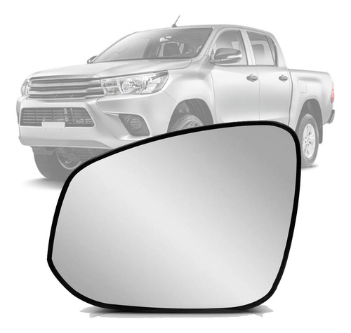 Lente Vidro Retrovisor Esquerdo Hilux 2016 - 2022 Original