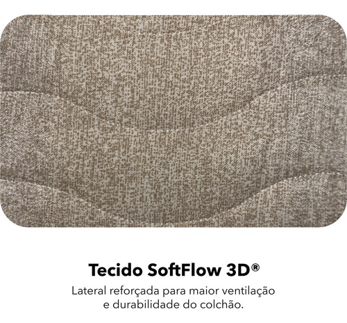 Colchão King Size Br Molas Ensacadas Genova - 178x198 Bege