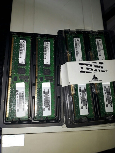 Memórias 1g Ddr2 Servidor Kit C 4 Pçs (Usado)