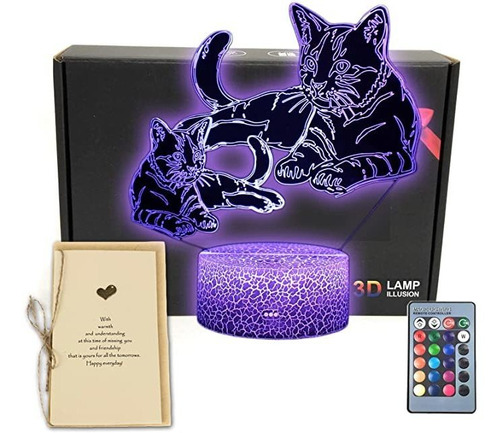 Lámpara De Mesa Led Para Mascotas Con Diseño De Gato Con .