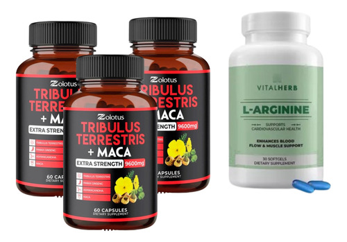 Tribulus Terrestris + Maca X3 - Unidad a $1333