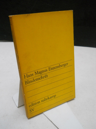 Hans Magnus Enzensberger - Blindenschrift - En Alemán