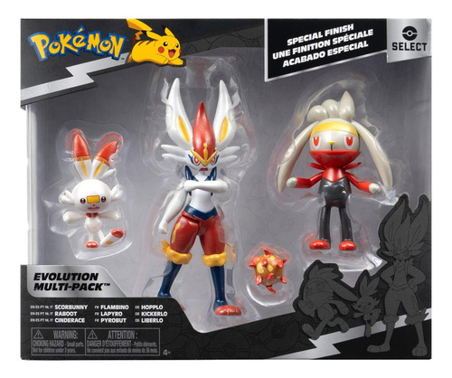 Pokémon Multipack X 3 Figuras Evolución