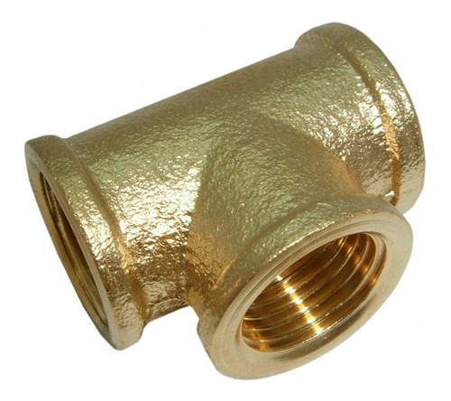 Tee De Bronce Para Sanitaria 1/2