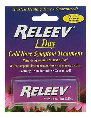 Tratamiento Para Herpes Labial Releev 1 Día 6ml