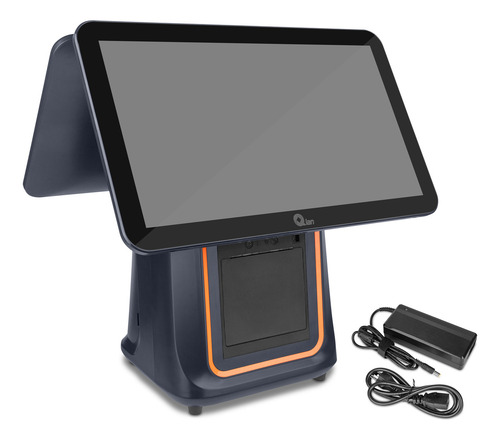 Qian Impresora Termica Con Lecto De Codigo De Barras, Pantalla Touch 15.6 , 80 Mm, Android 11, 1D/2D Wifi/Bluetooth/Rj-45, Para Punto de Venta, Restaurante, Tiendas, Qos-a09tc-01