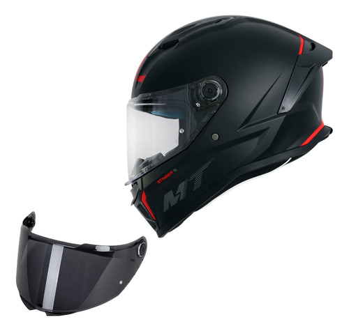 Capacete Mt Helmets + Viseira Extra - Combo Capacete Moto