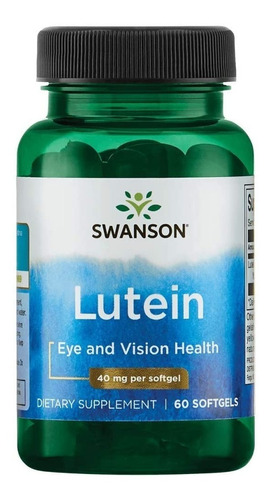 Swanson Luteína 40 Mg 60 Sgels