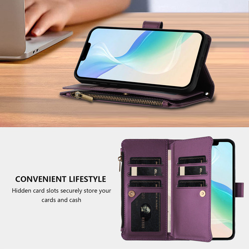 Funda De Piel Tipo Cartera Con Tapa Para Vivo V40 Se V40 Pro V40 Lite