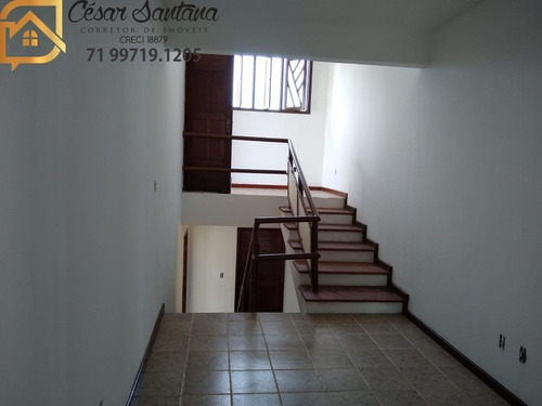 Imagem 30 de 30 de Casa 4/4 Sendo 1 Suíte Com Closet, Varanda, Colina Da Fonte - Itapuã - Ca01006 - 70004935