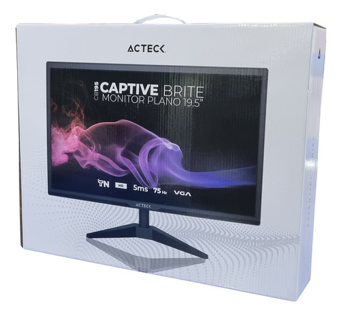 Monitor Acteck Ac-939409 Led 19.5 , Hd, Hdmi, Negro 75 Hz Negro