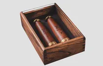 Comprar Kit Duo Molinillo Salero Y Pimentero Catalejo Estuche Madera