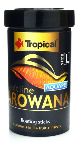 Ração Soft Line Arowana Size L Tropical 32g