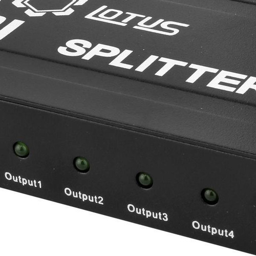 Imagem 5 de 7 de Splitter Divisor Hdmi 1 Entrada 4 Saídas Full Hd 3d Lotus
