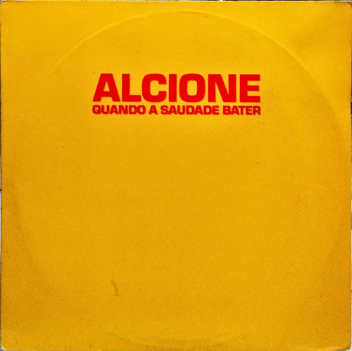 Alcione Lp Single 1990 Quando A Saudade Bater Rca 4961