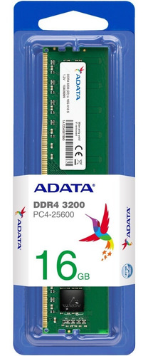 Memoria Ram Adata 16 Gigas Pc 3200