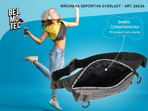 Riñonera Everlast Original Deportiva Unisex Gym Modelo Nuevo