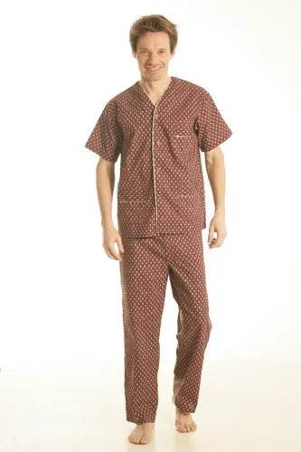 Pijama hombre manga corta pantalon largo sale