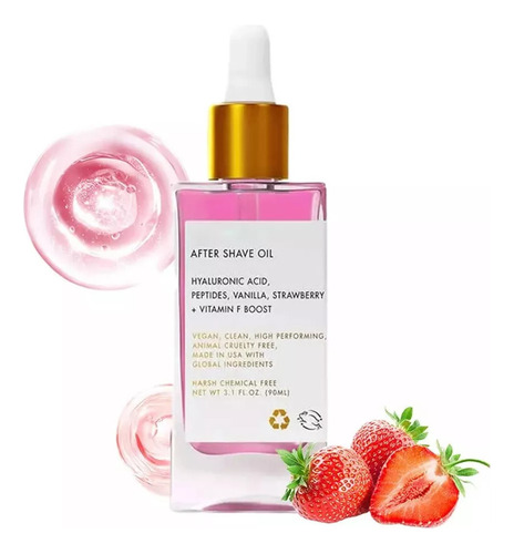 Aceite De Afeitado De Vainilla De Fresa Para Mujeres,1