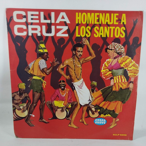 Lp Celia Cruz - Homenaje  A Los Santos  Sonero 