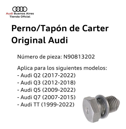 Tapón De Carter Audi A1 2011 Al 2021