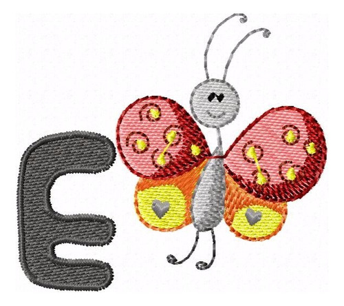 Bordados Computadorizados Bca311 Alfabeto Butterfly