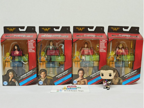 Dc Comic Wonder Woman Serie Completa Baf Ares Bricktown Toys