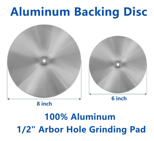 6 Aluminum Disc Master Lap Base Plate For Diamond Flap Lap
