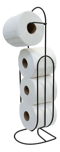  Plug Lar banheiro 407 suporte porta rolo papel higiênico luxo cor preto