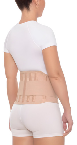 Faja Elástica Lumbar Sacrolumbar Con Ballenas Ciático 20cm 1