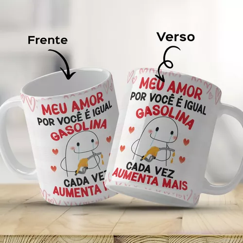 Caneca - Flork Namorados - Meu amor é gasolina - Caneca Lovers