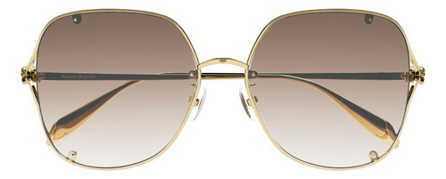 Lentes De Sol Alexander Mcqueen Am0366s Cuadrados