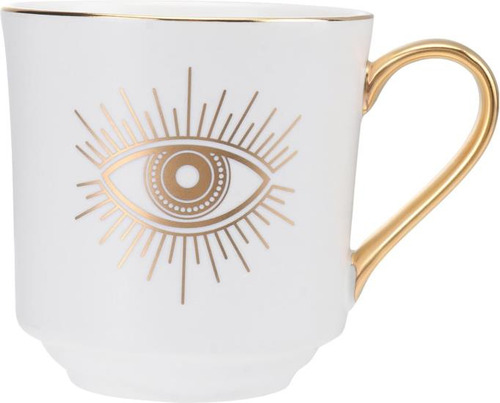 Doitool Taza De Café De Cerámica Turca Contra El Mal De Ojo,