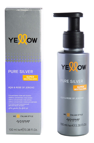 Alfaparf Yellow Pure Silver Pigmento Pelo Concentrado 100ml