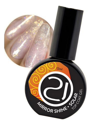 Top Coat Mirror Shine Solar Nails 21 12ml